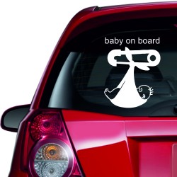Αυτοκόλλητο αυτοκινήτου - Baby on board 49